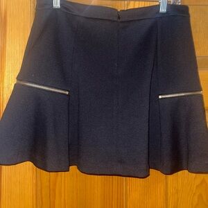 Michael Kor’s Black Skirt with Zipper Accents